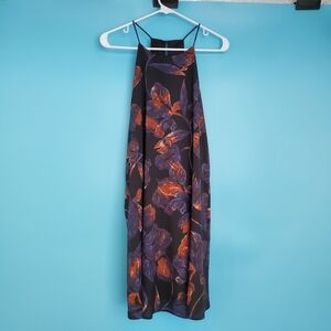 Everly Dress Size Medium Floral Black Shift